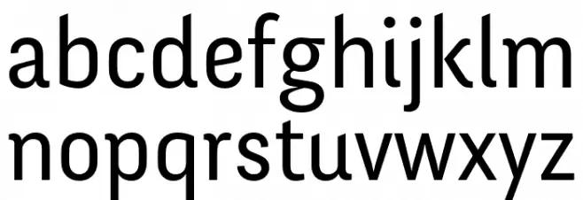FengardoNeue Caratteri MINUSCOLO