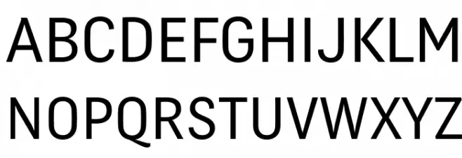 FengardoNeue 字体 大写