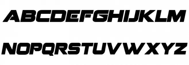 Fenix BlackletterCaps Italic Polices MAJUSCULES