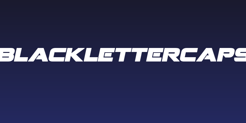 Fenix BlackletterCaps Italic Social Header