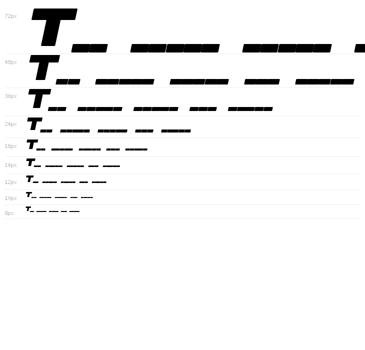 Fenix BlackletterCaps Italic Waterfall