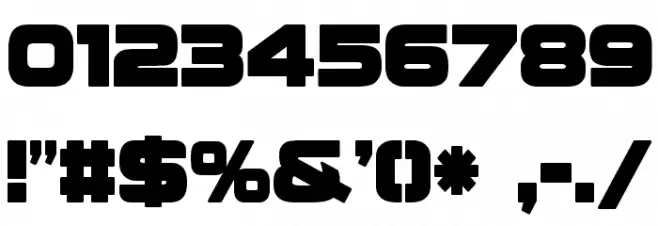 Fenix BlackletterCaps Font OTHER CHARS