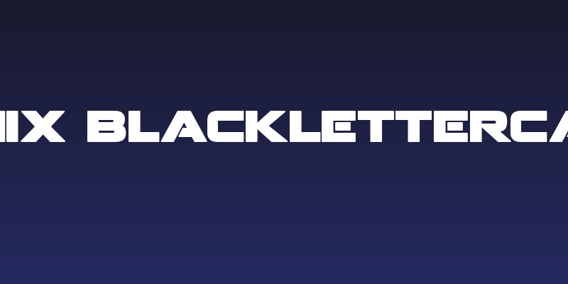 Fenix BlackletterCaps Social Header