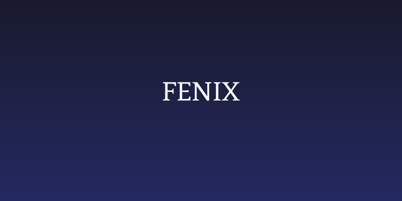 Fenix Social Header