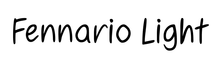 Fennario Light Font