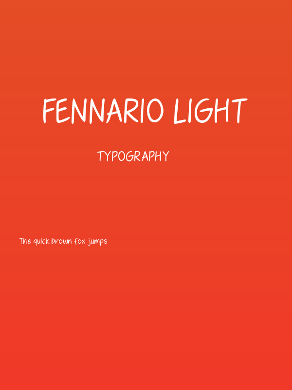 Fennario Light Poster