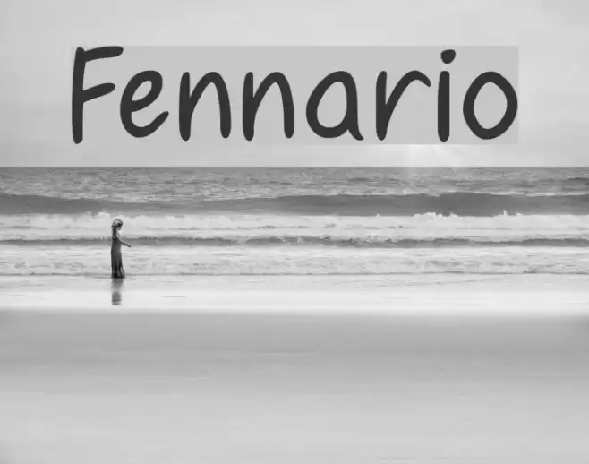 Fennario Font examples