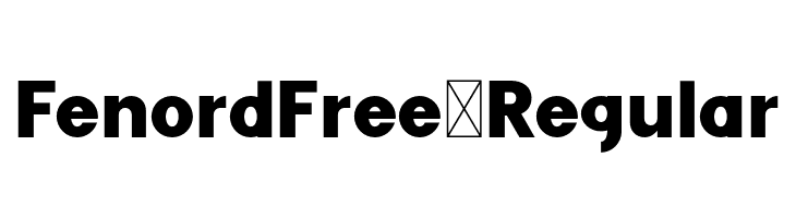 FenordFree-Regular  font caratteri gratis