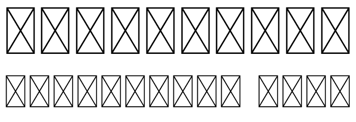 FenordFree-Regular Font OTHER CHARS