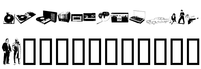 Fenotype dings preview Font LOWERCASE