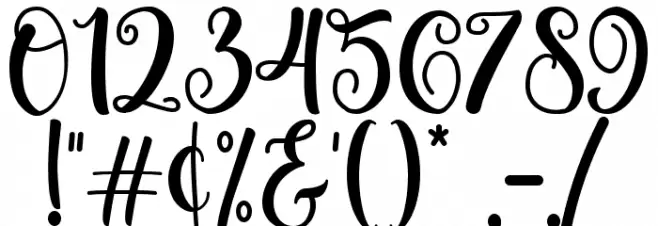 Fenthy Wahuky Font OTHER CHARS