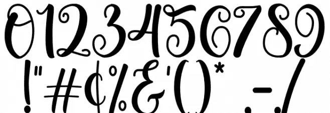 Fenthy Wahuky Font OTHER CHARS