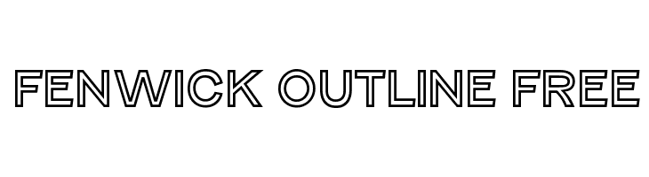 Fenwick Outline Free Font