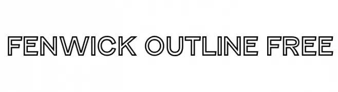 Fenwick Outline Free  Frei Schriftart Herunterladen