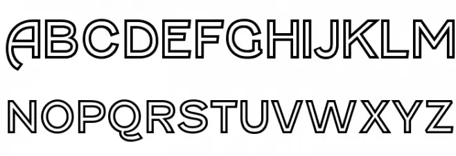 Fenwick Outline Free Fonte MAIÚSCULAS