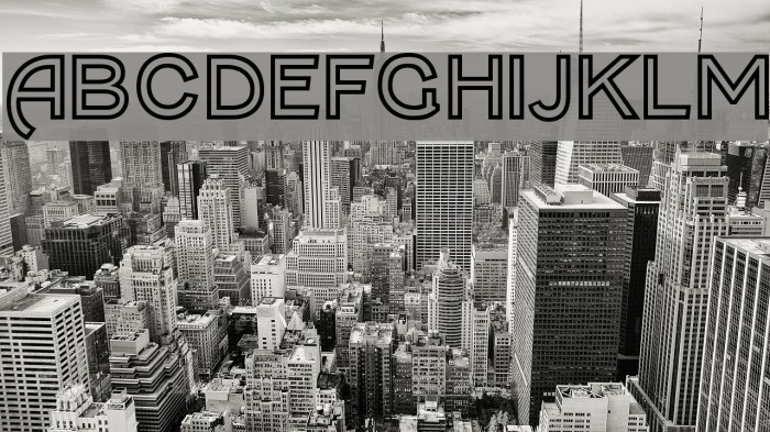 Fenwick Outline Free Font examples