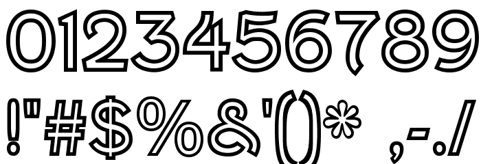 FenwickOutline-Regular Font OTHER CHARS