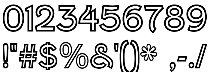 FenwickOutline-Regular Font OTHER CHARS