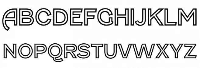 FenwickOutline-Regular Schriftart Groß
