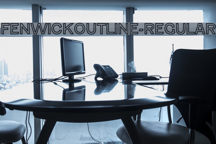 FenwickOutline-Regular Font examples