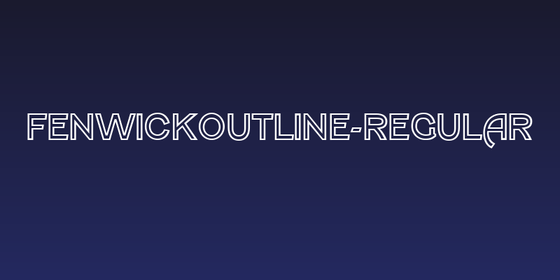 FenwickOutline-Regular Social Header