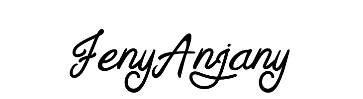Feny Anjany  フリーフォントのダウンロード