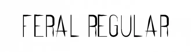 Feral Regular  Descarca Fonturi Gratis
