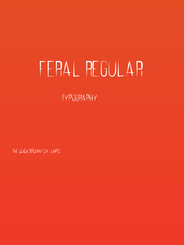 Feral Regular Poster