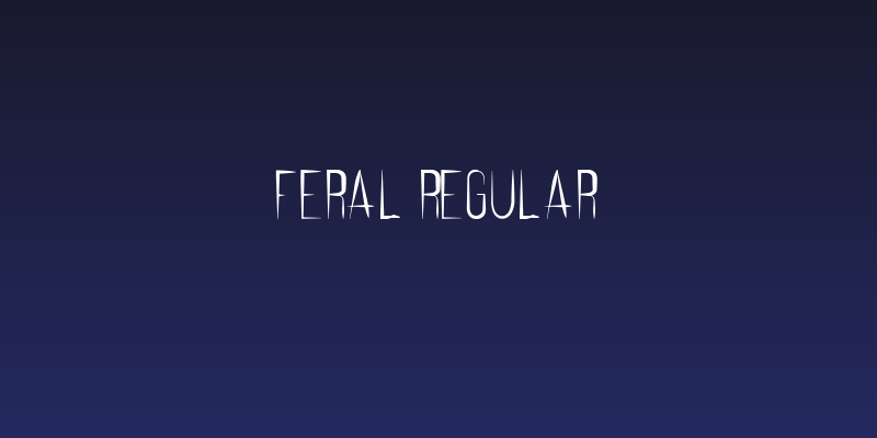 Feral Regular Social Header
