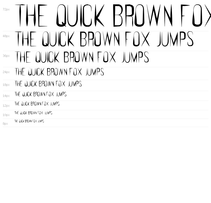 Feral Regular Waterfall