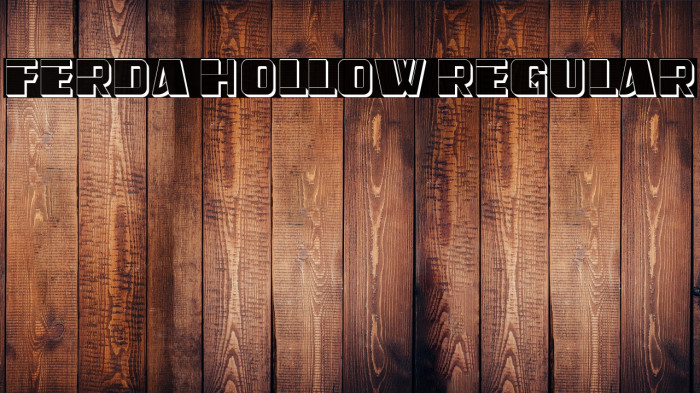 Ferda Hollow Regular Example 2