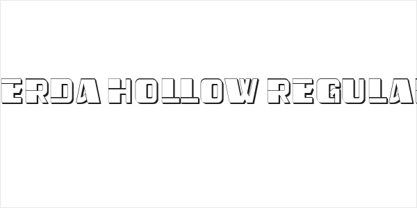 Ferda Hollow Regular Logo