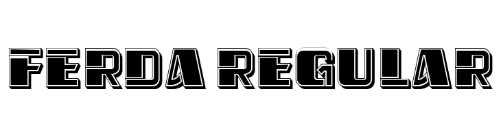Ferda Regular  フリーフォントのダウンロード