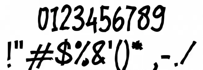 Ferent Font OTHER CHARS