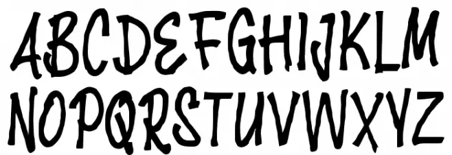 Ferent Font UPPERCASE