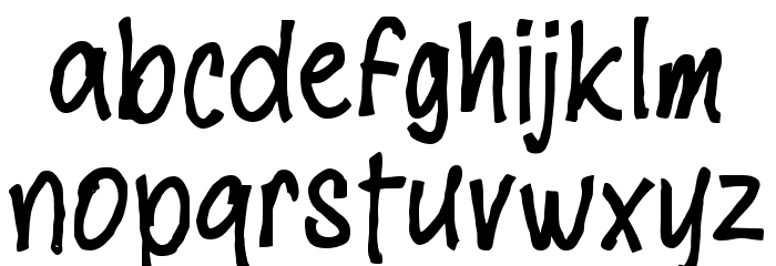 Ferent Font LOWERCASE