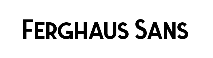 Ferghaus Sans  免费字体下载
