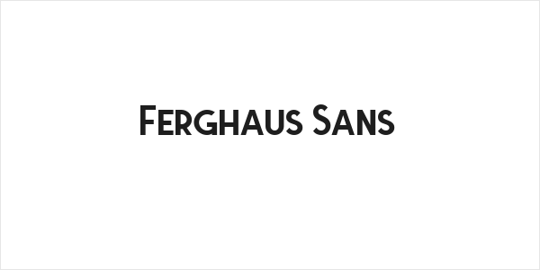 Ferghaus Sans Logo