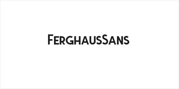 FerghausSans Logo