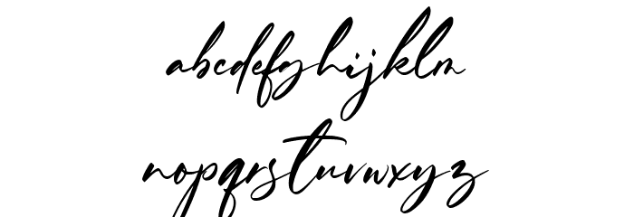Ferguson Hunter Font LOWERCASE