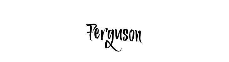 Ferguson  Frei Schriftart Herunterladen