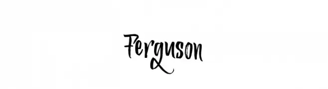 Ferguson  नि: शुल्क फ़ॉन्ट्स डाउनलोड
