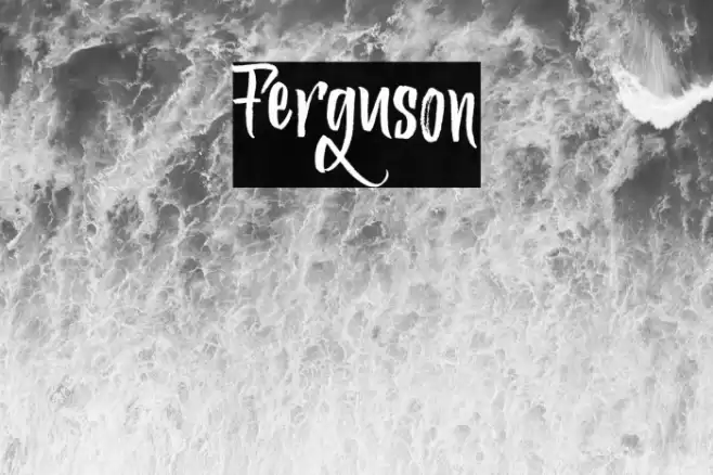 Ferguson Font examples