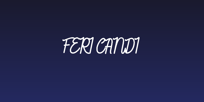 Feri Candi Social Header