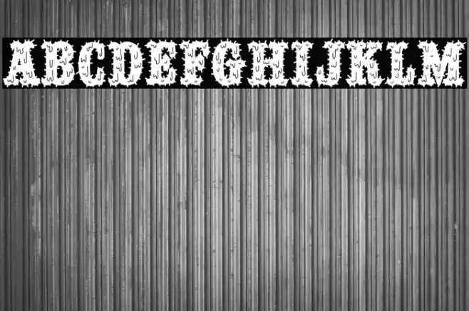 Feriante Drogado Font examples