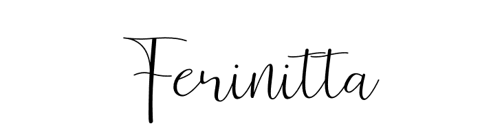 Ferinitta  baixar fontes gratis