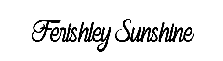 Ferishley Sunshine  Frei Schriftart Herunterladen