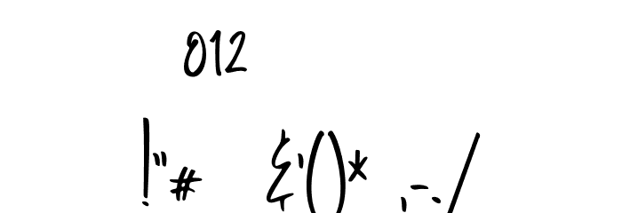 Ferments Font OTHER CHARS