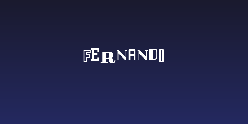 Fernando Social Header