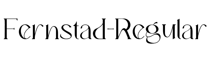 Fernstad-Regular  les polices de caractères gratuit tlcharger